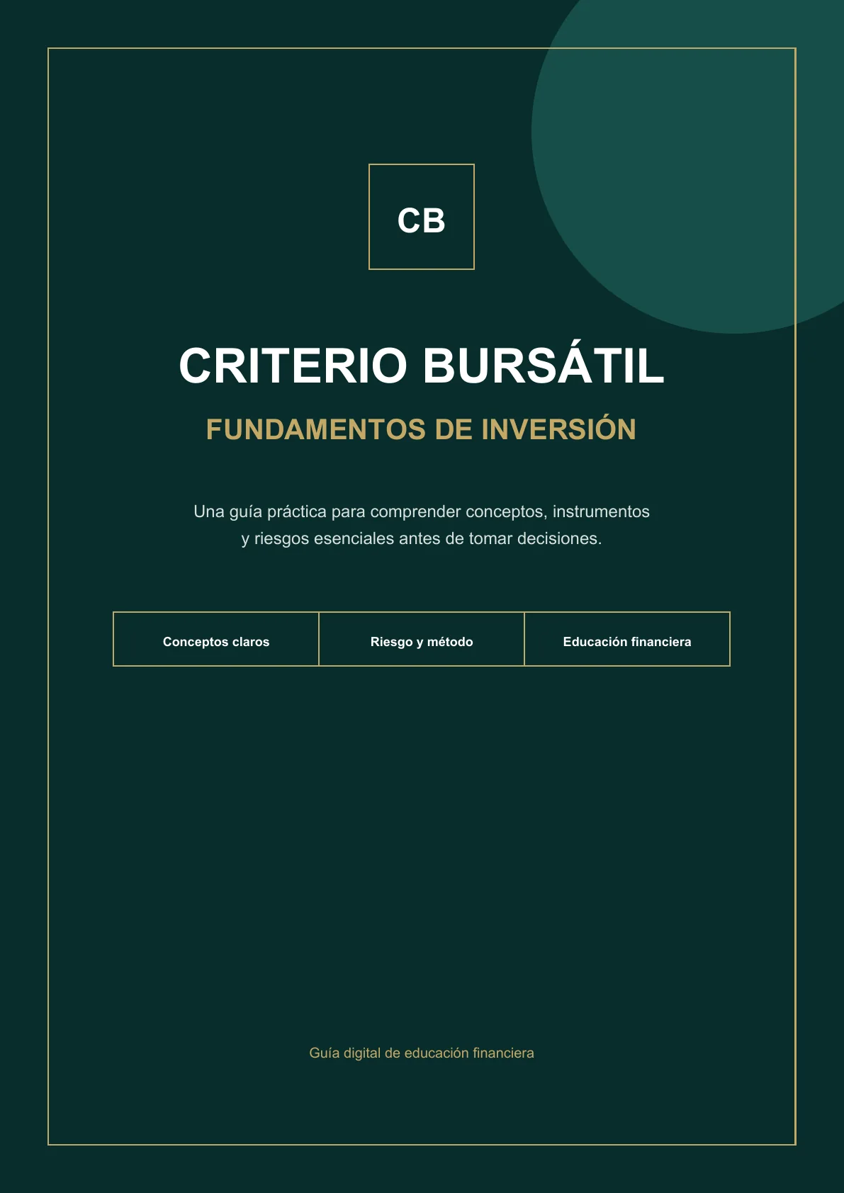 Portada real del Manual de Fundamentos de Inversión
