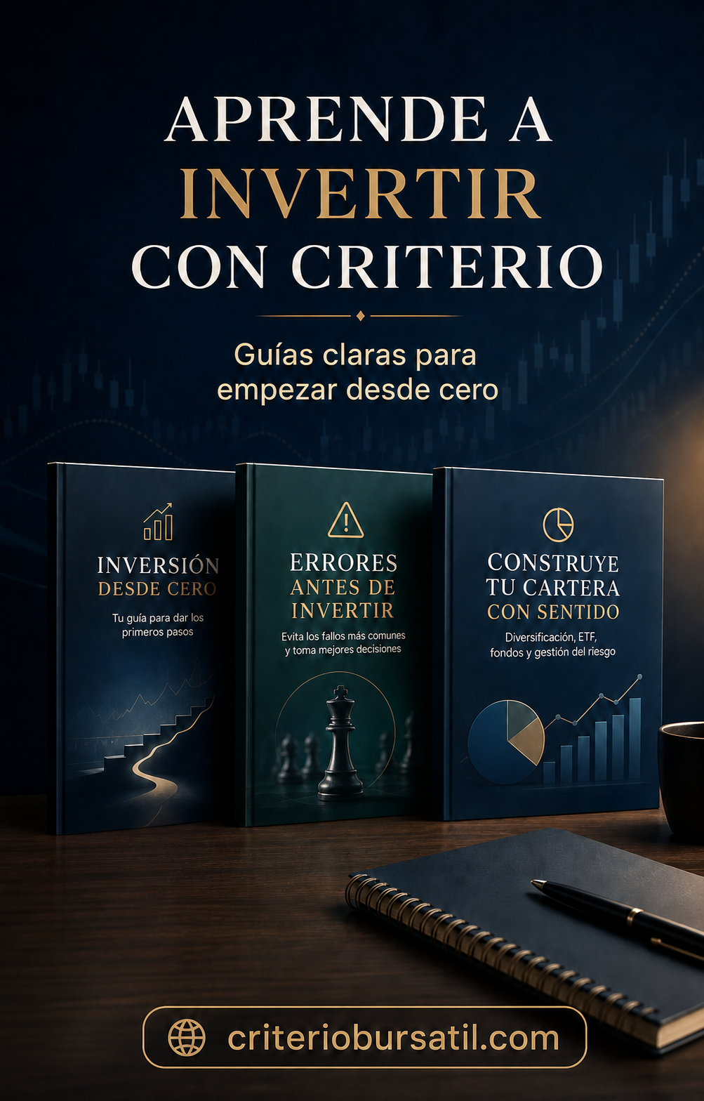 Aprende a invertir con criterio: guías claras para empezar desde cero
